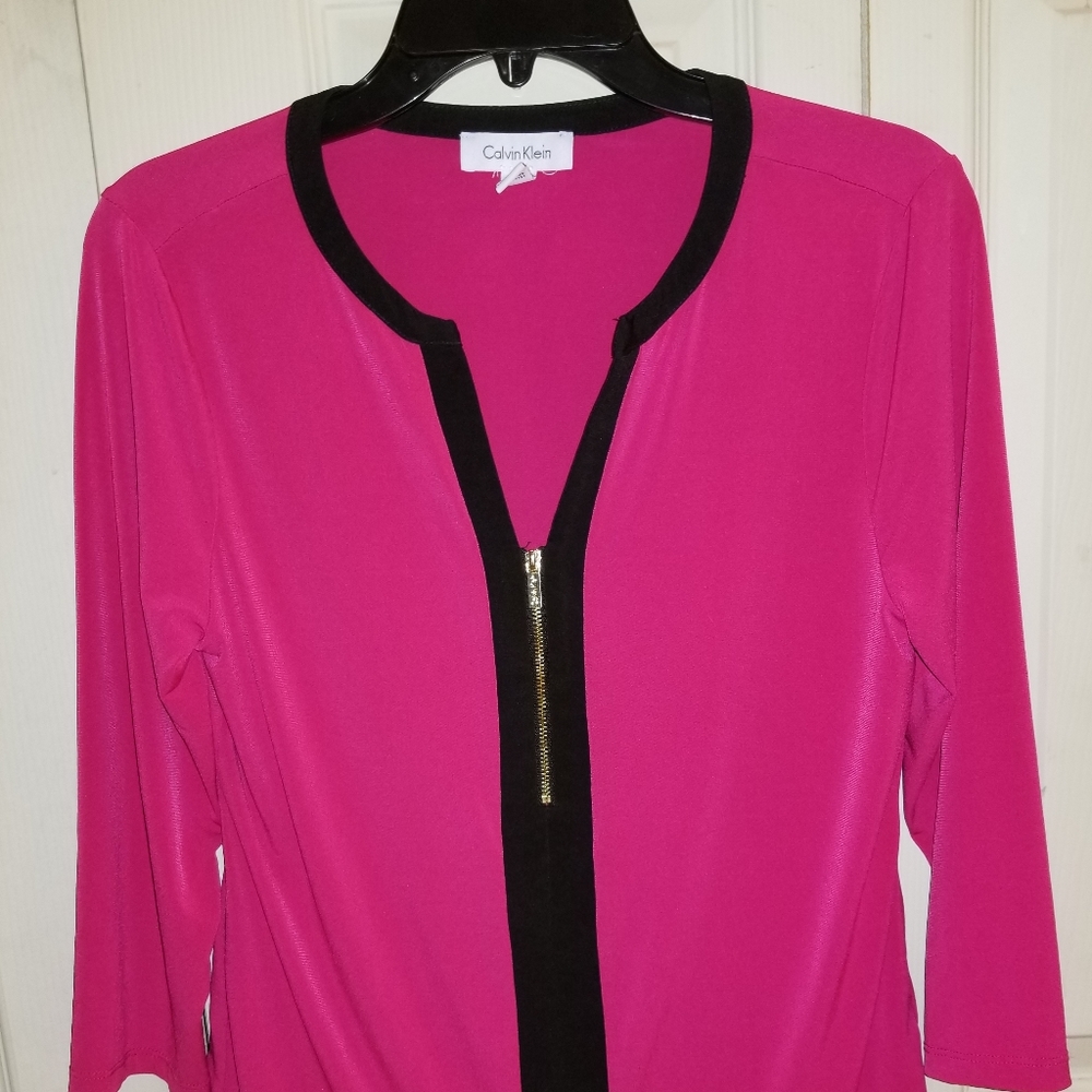 Beautiful dark pink long sleeves top